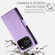 iPhone 17 Pro Side Buckle Magnetic Frosted Leather Phone Case - Purple