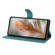 iPhone 17 Pro Skin Feel Embossed Feather Leather Phone Case - Green