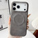 iPhone 17 Pro Skin Feel Sheepskin MagSafe Magnetic Phone Case - Grey