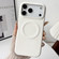iPhone 17 Pro Skin Feel Sheepskin MagSafe Magnetic Phone Case - White