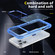 iPhone 17 Pro Skin Feel TPU + PC MagSafe Magnetic Phone Case - Transparent Blue