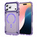 iPhone 17 Pro Skin Feel TPU + PC MagSafe Magnetic Phone Case - Transparent Purple