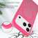 iPhone 17 Pro Skin Feel TPU Hybrid PC MagSafe Phone Case - Rose Red