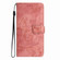 iPhone 17 Pro Skin-feel Embossed Butterfly Leather Phone Case - Pink