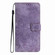 iPhone 17 Pro Skin-feel Embossed Butterfly Leather Phone Case - Purple
