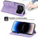 iPhone 17 Pro Skin-feel Flowers Embossed Wallet Leather Phone Case - Purple