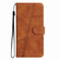 iPhone 17 Pro Skin-feel Stitching Leather Phone Case - Brown