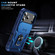 iPhone 17 Pro Sliding Camshield TPU + PC Phone Case with Holder - Navy Blue