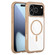 iPhone 17 Pro Solid Color Edge Transparency MagSafe Magnetic Phone Case - Brown