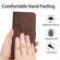 iPhone 17 Pro Stitching Calf Texture Buckle Leather Phone Case - Brown