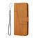 iPhone 17 Pro Stitching Calf Texture Buckle Leather Phone Case - Yellow