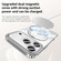 iPhone 17 Pro SULADA Electroplated Transparent MagSafe Holder Phone Case - Silver