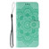 iPhone 17 Pro Sun Mandala Embossing Leather Phone Case - Green
