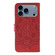 iPhone 17 Pro Sun Mandala Embossing Leather Phone Case - Red