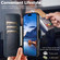 iPhone 17 Pro Suteni Q06 2-in-1 Multi-function Detachable Wallet MagSafe Phone Case - Blue