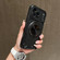 iPhone 17 Pro Three-core Mecha 360 Degree Rotation Magnetic Holder Phone Case - Black