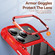 iPhone 17 Pro TPU + PC Lens Protection Phone Case - Red
