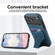 iPhone 17 Pro Ultra-thin Shockproof Phone Protective Case with Holder - Blue