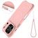 iPhone 17 Pro Wave Texture MagSafe Magnetic Liquid Silicone Phone Case - Pink