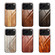 iPhone 17 Pro Wood Grain Glass Phone Case - Black
