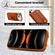 iPhone 17 Pro Wristband Vertical Flip Wallet Back Cover Phone Case with Long Lanyard - Brown
