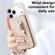 iPhone 17 Pro Wristband Vertical Flip Wallet Back Cover Phone Case with Long Lanyard - White