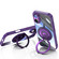iPhone 17 360 Holder Magsafe Acrylic Hybrid TPU Phone Case - Purple