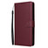 iPhone 17 3-Card Slots Multifunctional Leather Phone Case - Wine Red