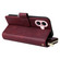 iPhone 17 9 Card Slots Zipper Wallet Bag Leather Phone Case - Wine Red