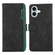 iPhone 17 ABEEL Color Block Magnetic RFID Leather Phone Case - Black-Green
