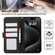 iPhone 17 ABEEL Color Block Magnetic RFID Leather Phone Case - Black-Green