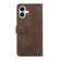 iPhone 17 ABEEL Color Block Magnetic RFID Leather Phone Case - Brown-Blue