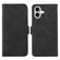 iPhone 17 ABEEL Frosted Magnetic RFID Leather Phone Case - Black