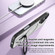 iPhone 17 Airbag MagSafe Shockproof Frosted Phone Case with Fold Holder - Silver