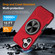 iPhone 17 Alloy Rotating Holder MagSafe Shockproof Phone Case - Red