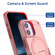 iPhone 17 Armor Magsafe Holder PC Hybrid TPU Phone Case - Pink