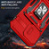 iPhone 17 Armor PC + TPU Camera Shield Phone Case - Red