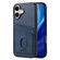 iPhone 17 AZNS K1 Series Card Slot Business Phone Case - Blue