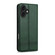 iPhone 17 AZNS Magnetic Calf Texture Flip Leather Phone Case - Dark Green