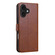 iPhone 17 AZNS Sheepskin Texture Flip Leather Phone Case - Brown