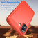 iPhone 17 Brushed Texture Carbon Fiber TPU Phone Case - Red