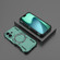 iPhone 17 Butterfly Armor MagSafe Magnetic Ring Shockproof Phone Case - Light Green
