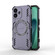 iPhone 17 Butterfly Armor MagSafe Magnetic Ring Shockproof Phone Case - Purple
