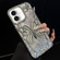 iPhone 17 Butterfly Electroplating TPU Phone Case with Epoxy Cardboard - Silver