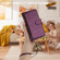 iPhone 17 Butterfly Love Flower Multi-card Zipper Wallet Leather Phone Case - Dark Purple
