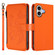 iPhone 17 Butterfly Love Flower Multi-card Zipper Wallet Leather Phone Case - Orange
