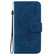 iPhone 17 Butterfly Rose Embossed Leather Phone Case - Blue