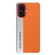 iPhone 17 Camera Design Diamond Texture Leather PC Phone Case - Orange