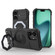iPhone 17 Camera Shield Armor MagSafe Holder Phone Case with Strap - Black