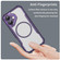 iPhone 17 Carbon Fiber Texture MagSafe Translucent Phone Case - Purple